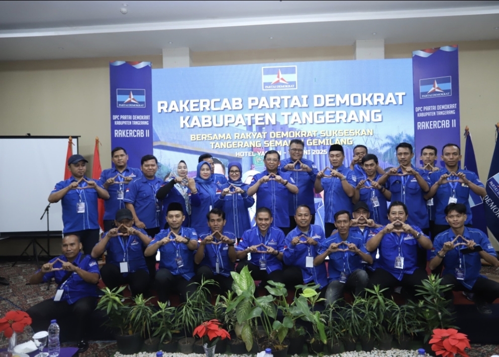 DPC Partai Demokrat Gelar Rapat Evaluasi Akhir Tahun