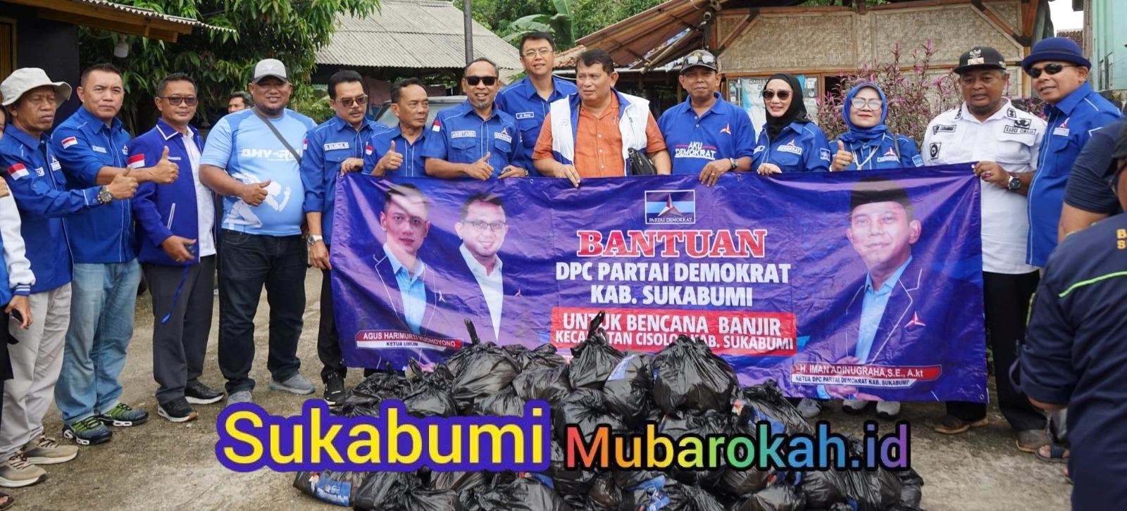 Peduli Korban Banjir Iman Adinugraha Berikan Bantuan Pada Masyarakat